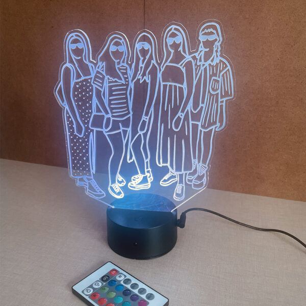 Lámpara led personalizada